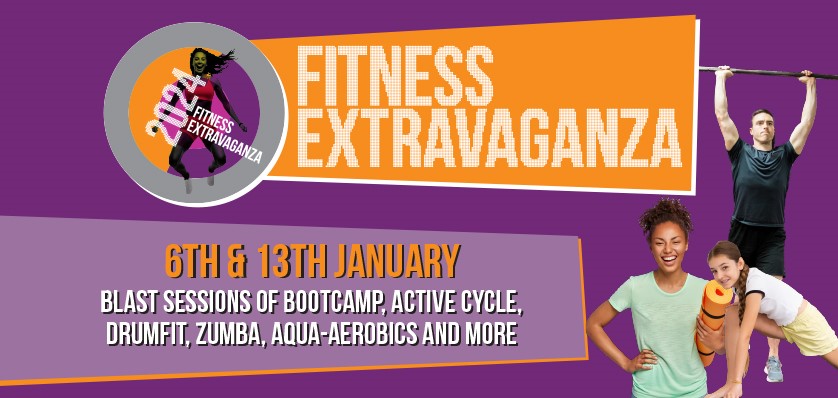 Fitness Extravaganza web banner